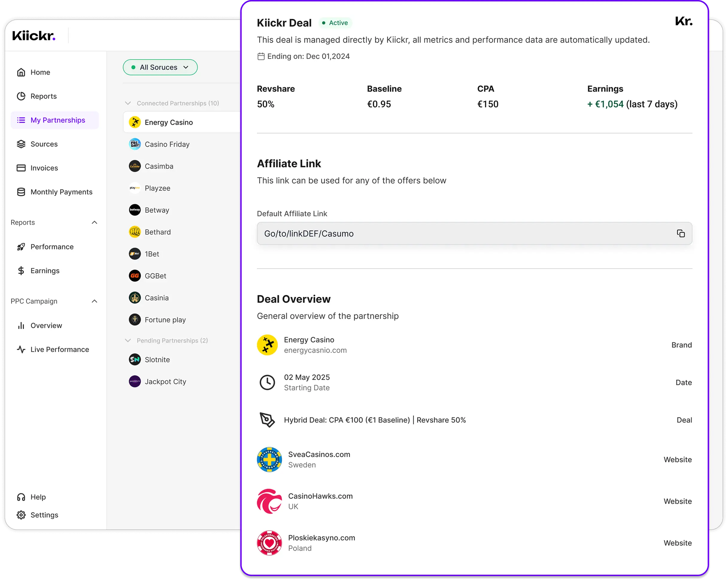 Drive affiliate traffic across multiple channels with Kiickr